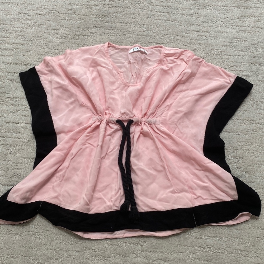 Coco blanc size 2/3 pink cover up / kaftan